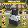 VEVOR Car Refrigerator, 12 Volt Car Refrigerator Fridge, 30 L Single Zone Portable Freezer with Wheels and Handle, -4 degrees F-68 degrees F