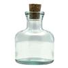 Round Glass Bottle H 9 Cm