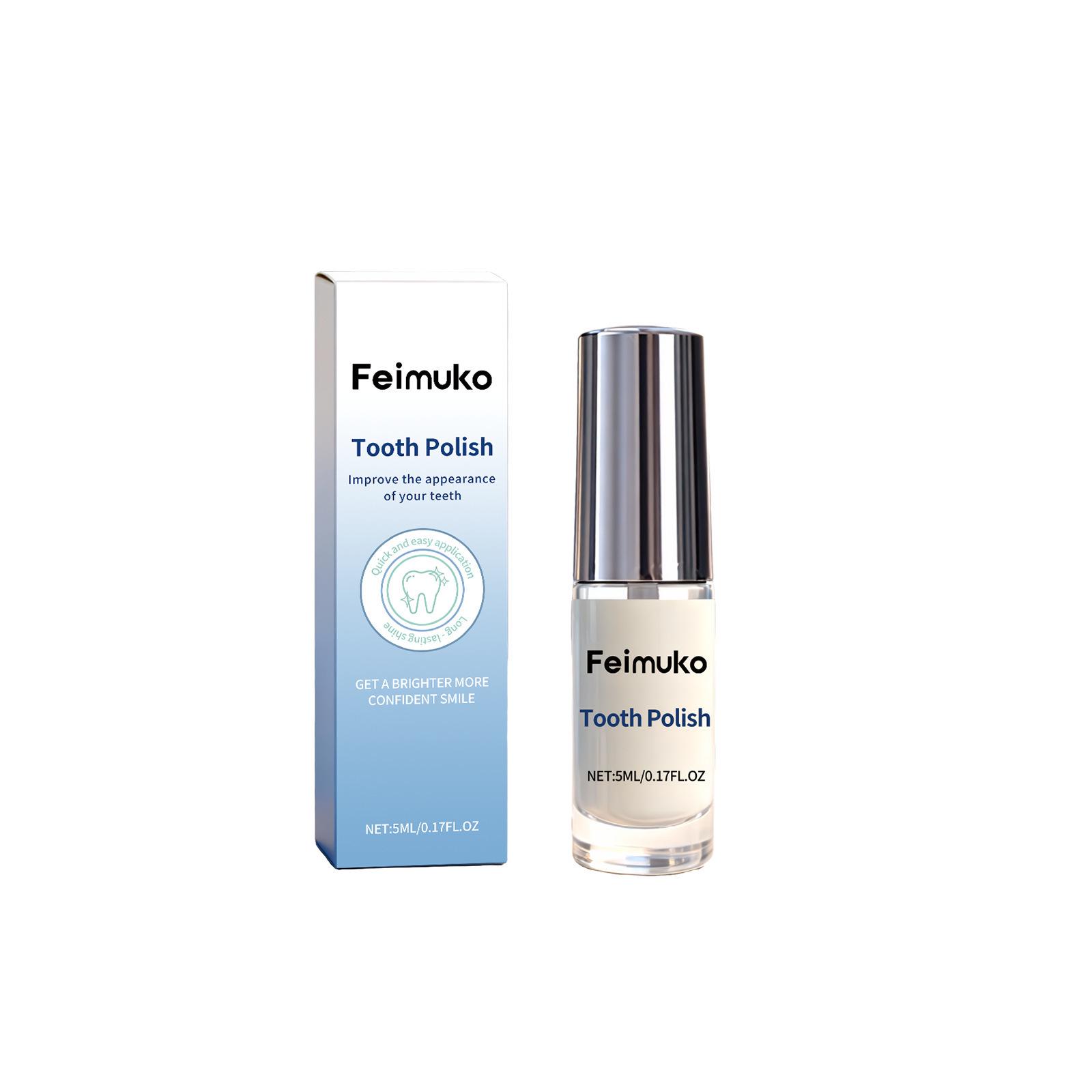Feimuko Teeth Whitening Varnish: Gentle Cleaning for Bright Teeth and Fresh Breath.