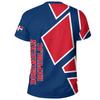 Mode Dominikanische Republik Flagge 3D-Druck T-Shirt Herren Sommer Rundhals Kurzarm T-Shirts Tops Fitnessstudio Sport T-Shirts Herren Kleidung