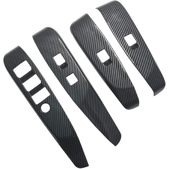 Kolya Interior Door Window Switch Panel Cover Window Control Button Trim For Toyota Camry 8Th 9Th Gen Accessories 2018      2024 2025 (For Left Hand