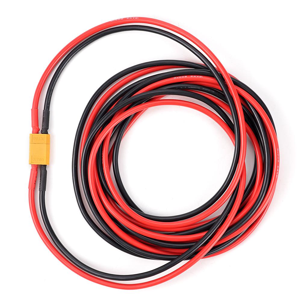 XT60 2M/3M Erkek Dişi Dönüşüm Fişi Bağlantı Kablosu Dişi Fiş 12AWG 300cm Silikon Uzatma Kablosu Pil Konnektörü
