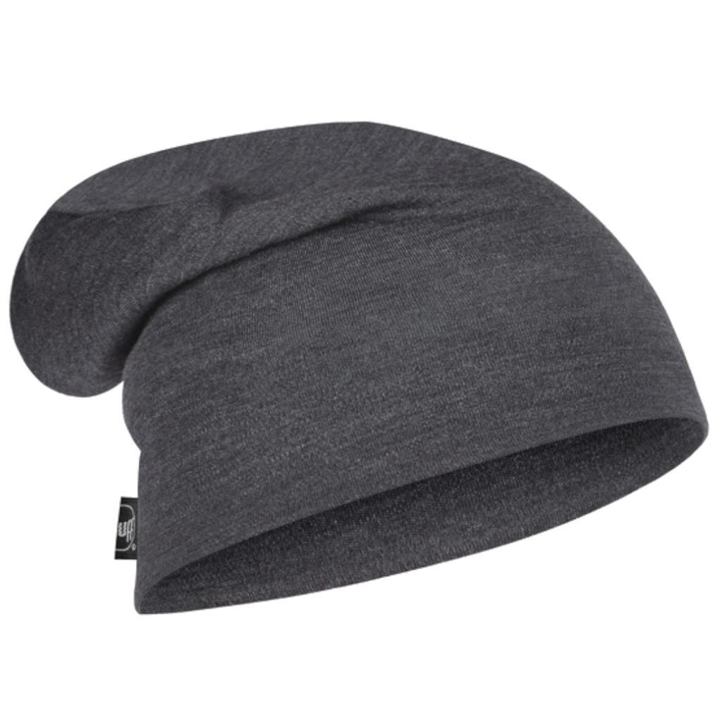 Buff Merino Heavyweight Beanie, Unisex grey Cap