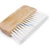 Y5GD Practical Flat Brush Fiber Brush with Wooden Handle Hand-held Art Brush Furniture Brush Cleaner for Indoor Outdoor Wall