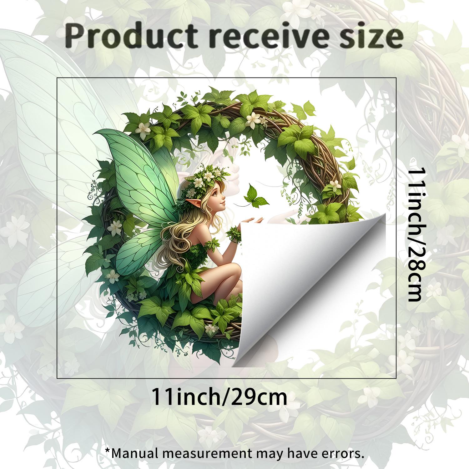 Оконные наклейки «Лесные эльфы» подходят для украшения стекол в спальнях, гостиных и других помещениях. JDT-A517