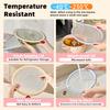 Universal Silicone Fresh-Keeping Lid Reusable Vacuum Suction Bowl Cover Microwave Splash Proof Heat Resistant Food Sealing Lid