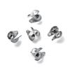 50pcs/lot Stainless Steel  Ball Chain Clasps End Crimping Cover Beads Connector For DIY Jewelry Making Supplie Accessories