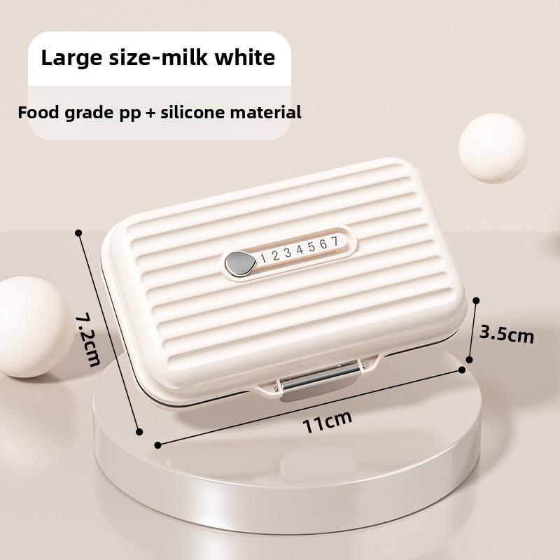 7-day Pill Organizer Portable Daily Medication Box with Leakproof Room Easy-friendly and Large Capacity
