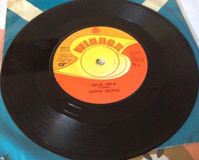 7inch Record SOPHIA GEORGE / WINNER ALL STARS - Girlie Girlie / Girl Rush WINT01 Winner 1985 UK Reggae, Ska & Dub Used