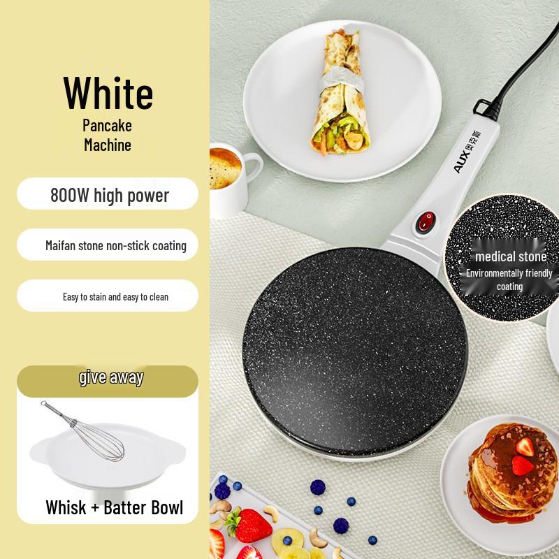 AUX Crepe and Spring Roll Maker - Pancake & Dough Cake Pan