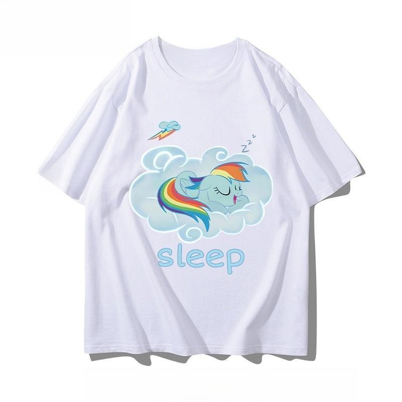 2026 summer new Little Pony animated series Briq Yunbao related products shortsleeved Tshirt for both Unisex and Women