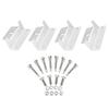 4pcs Practical Sturdy Aluminum Alloy Solars Panel Mounting Set Accessory for Campers and Boats Off Grids Applications