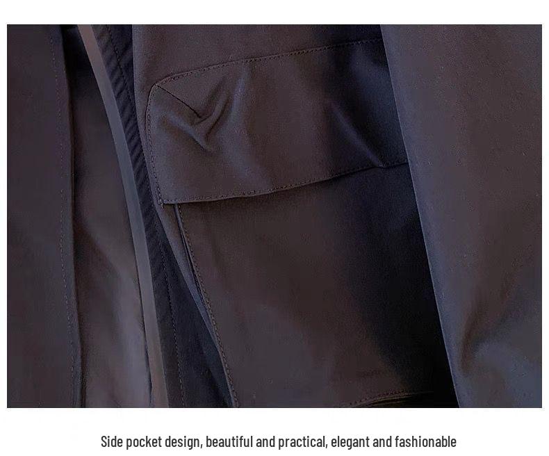 2025 Petite Women's Spring/Autumn Workwear: Thin, Short, Loose Hooded Casual Jacket