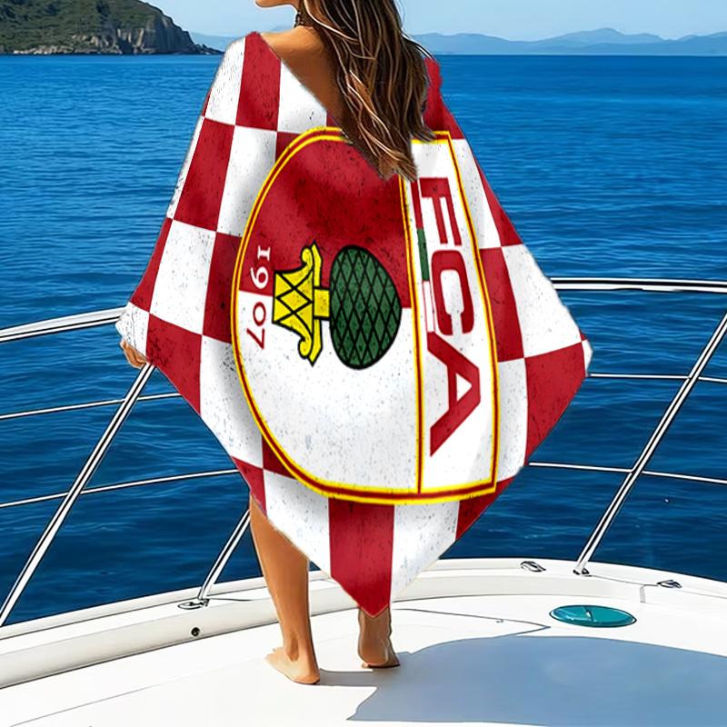 Augs-burg Wappen Strandtuch - Weiche, Saugfähige Mikrofaser, Leicht, Ideal für Den Strand, Partys, Reisen, Camping Fan Geschenke
