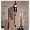 Romon Men's Business Casual Two-Piece Suit