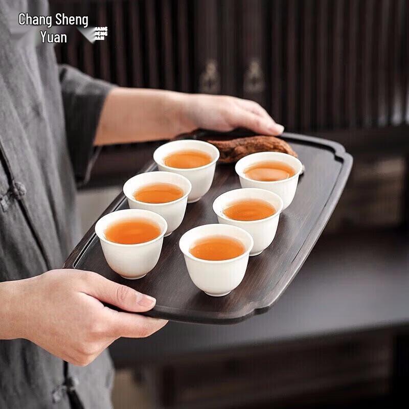 

Changshegnyuan Elegant White Porcelain Tea Set