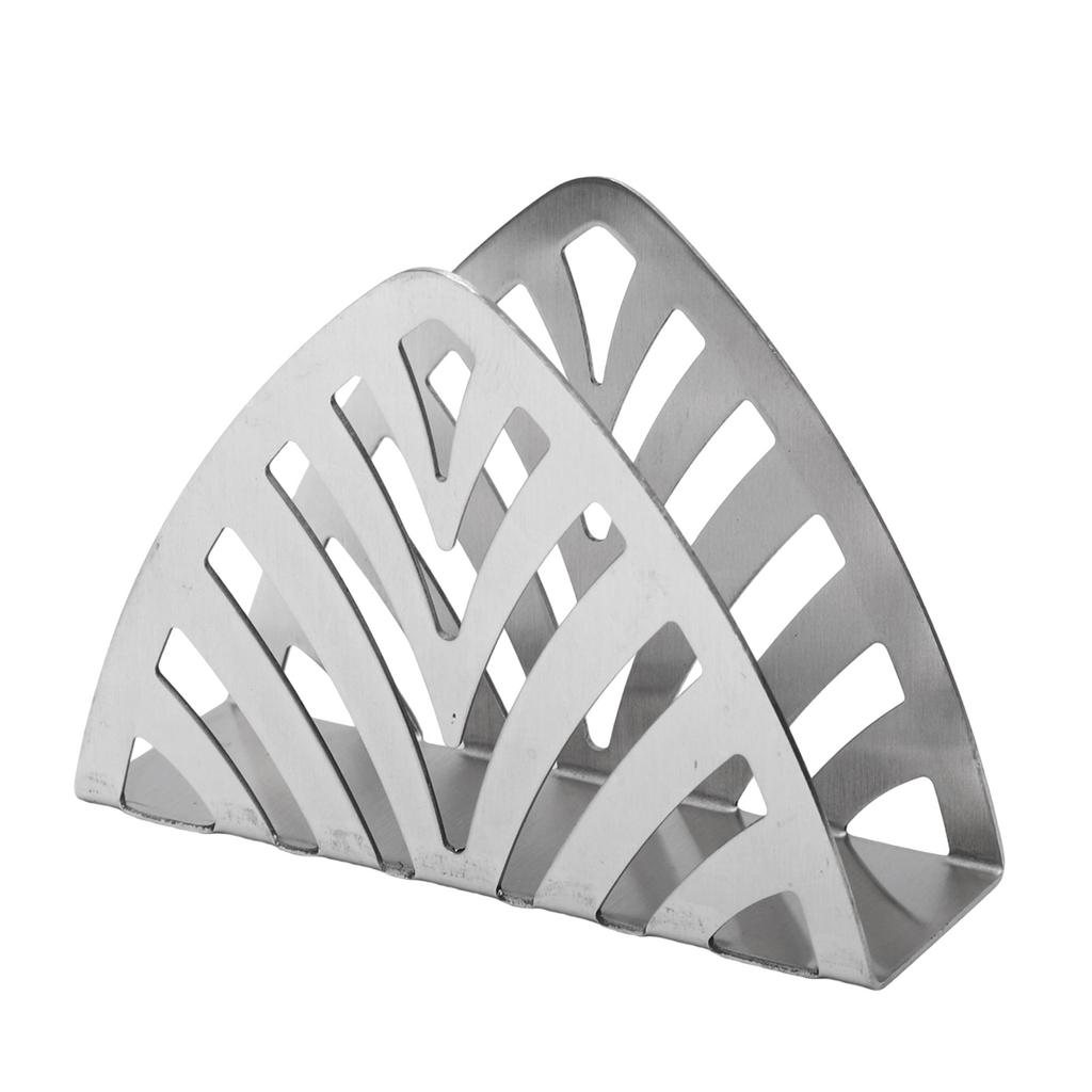 Napkin Holder for Tabletop Modern Upright Hollow Napkin Dispenser Stand for Kitchen Dining Cocktail Picnic Bar