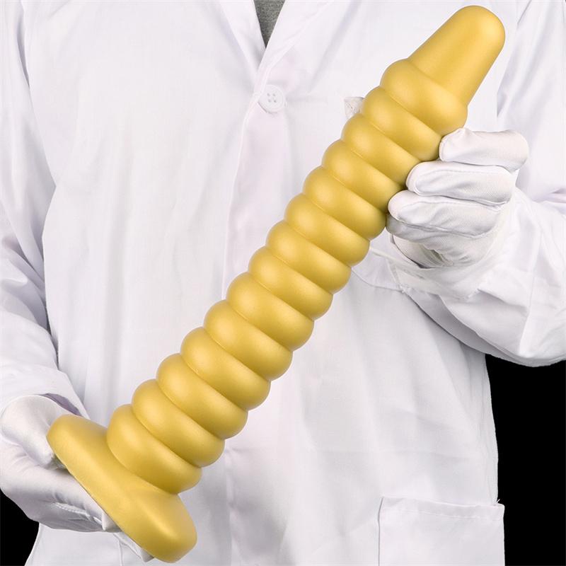 Tappi anali posteriori in silicone extra-lunghi di grandi dimensioni Indossare strisce anali Pratica Strumento di tortura anale Strumento di dilatazione anale Daisy Ano