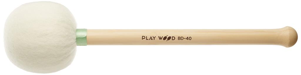 PLAY WOOD Bass Drum Mallet Lembens Model H. BD-40
