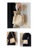 Versatile Korean High-End Bucket Bag: Spring & Autumn 2025 Wide Strap Crossbody Handbag for Women