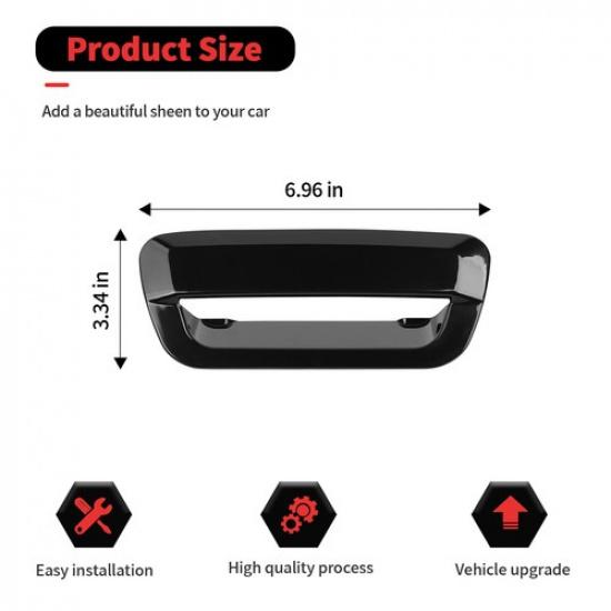 Dekorationsskydd för bakluckans handtag Bezel För Grand Cherokee Durango 14+