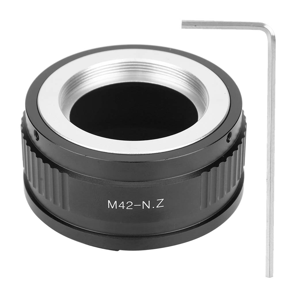 

Vbestlife Camera Lens Adapter Ring M42 to Z Adapter Ring for Z Mount Z6 Z7 Cameras