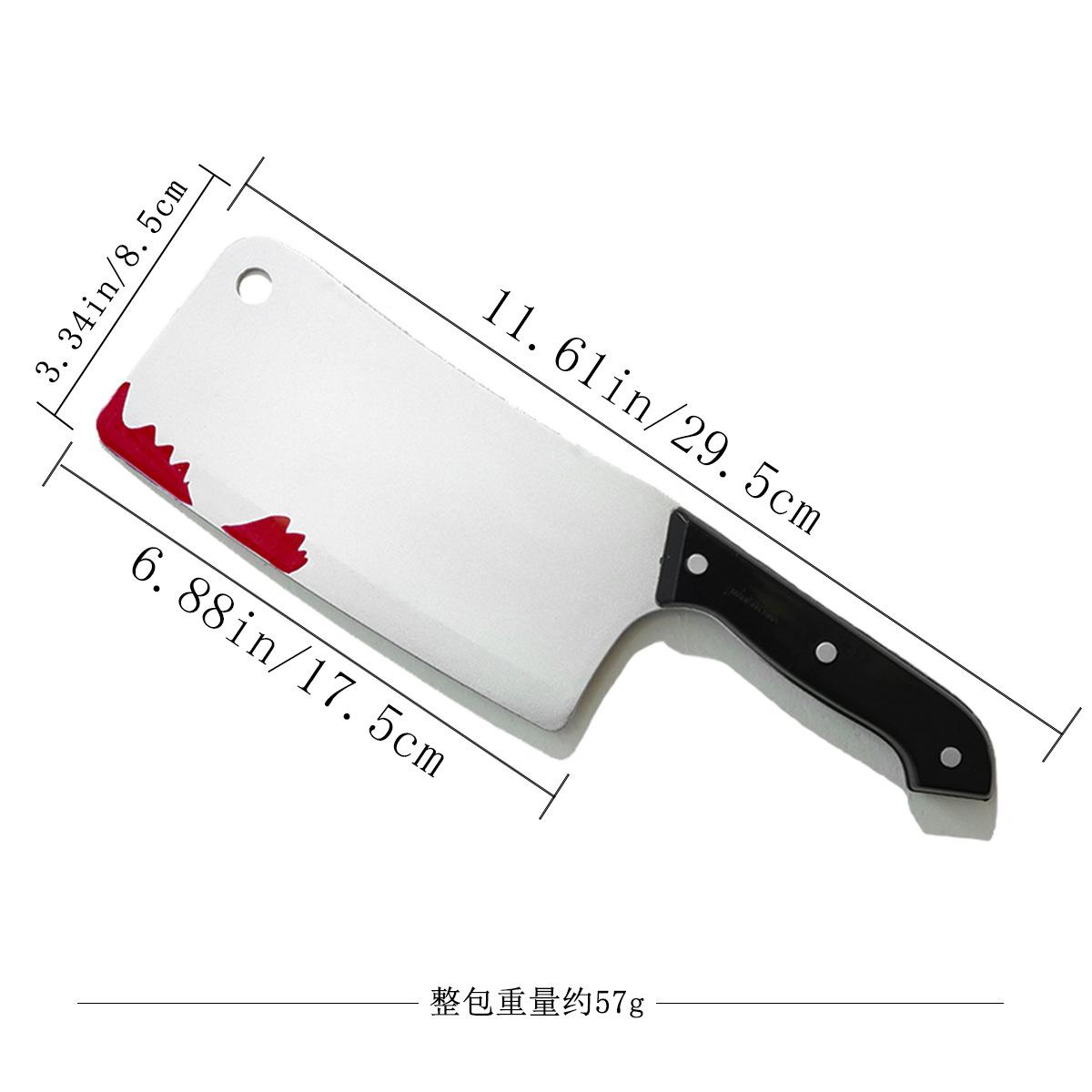 

Halloween Tricky Props Horror Bloody Sickle, Masquerade Simulation Sharp Plastic Toys 1