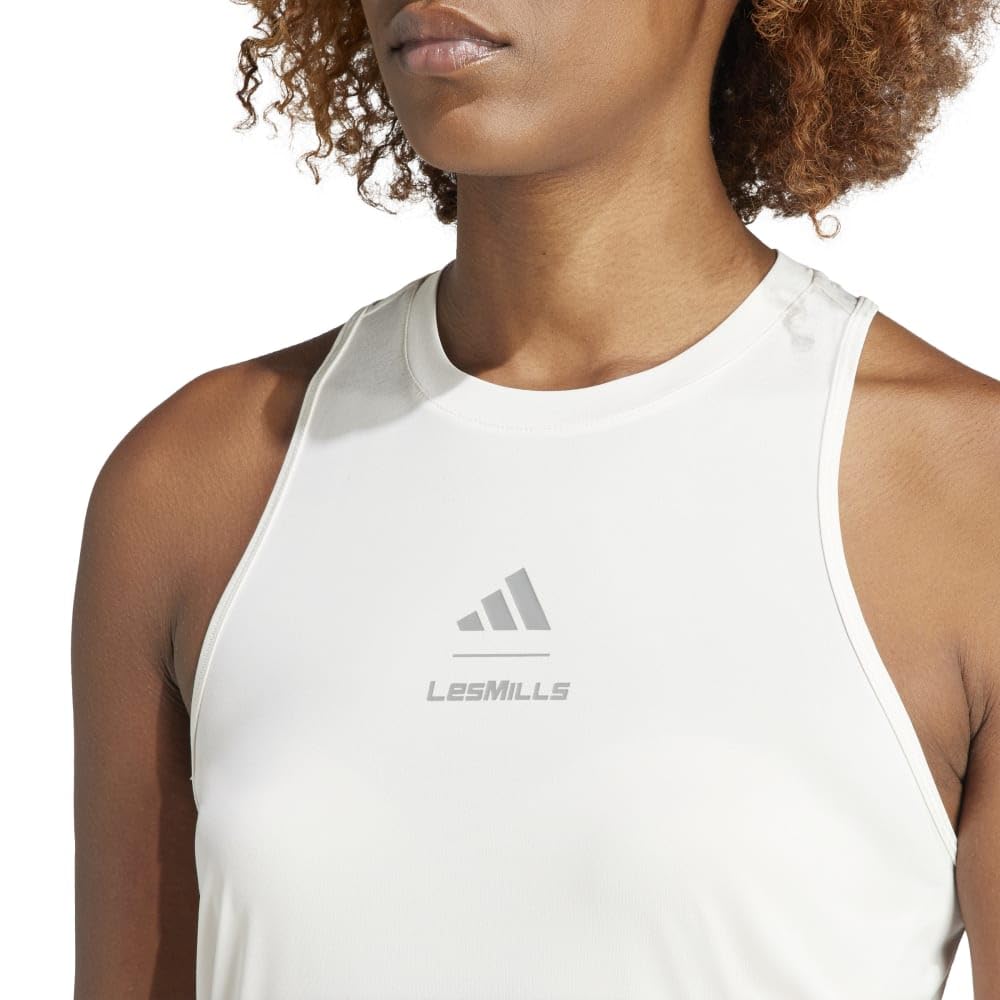 Adidas LESMILLS Tank Top KMD90 Chalk White Size S Women's (IS2361)