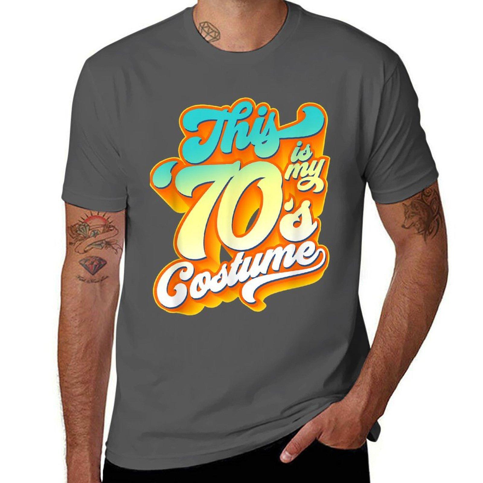 

This Is My 70s Costume - Vintage Retro 1970s T-Shirt t shirts for man cotton t shirt personalised T-Shirt 4XL