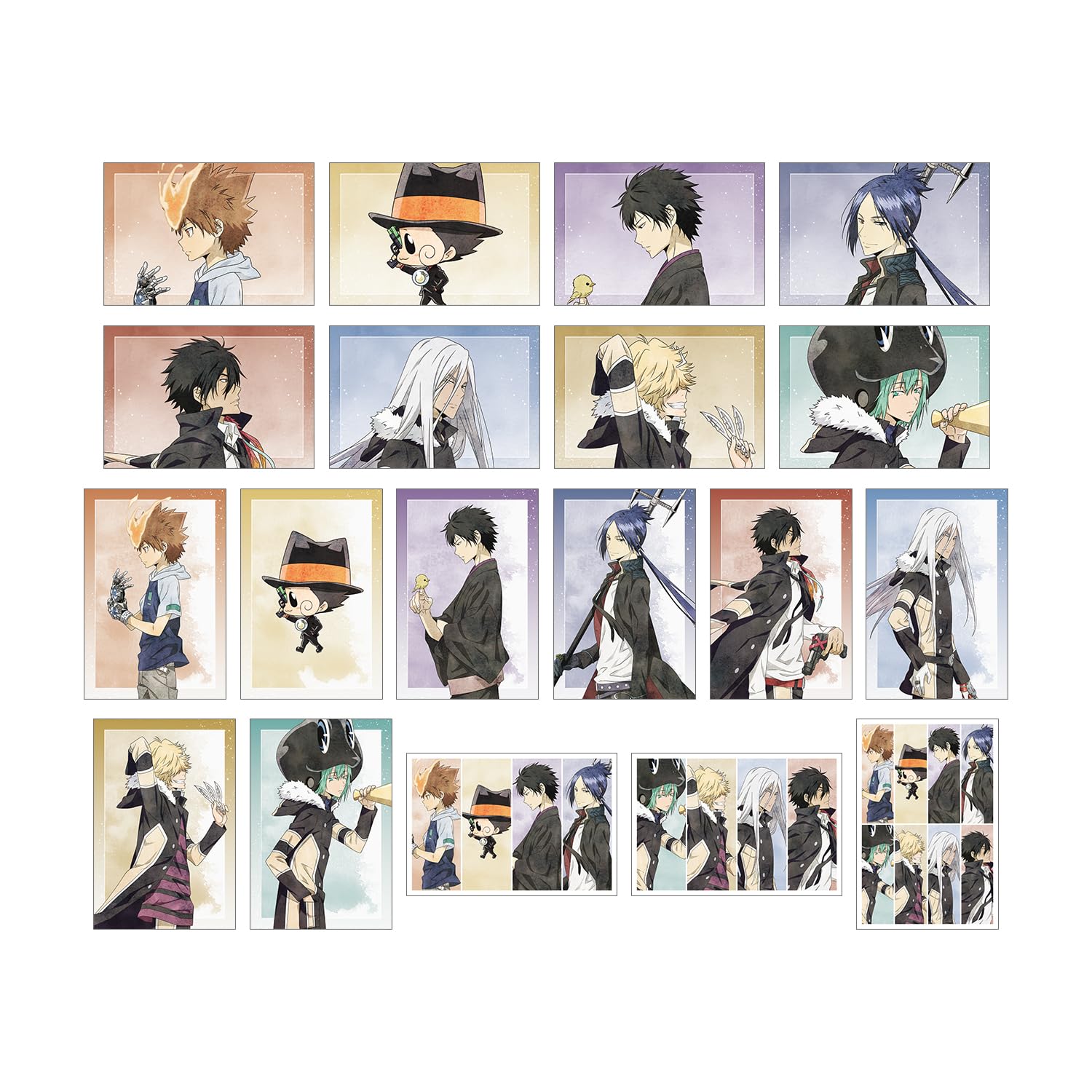 

Katekyo Hitman Reborn Оригинальная иллюстрация версия Аюми. Торговые Открытки Коробка из 19 штук