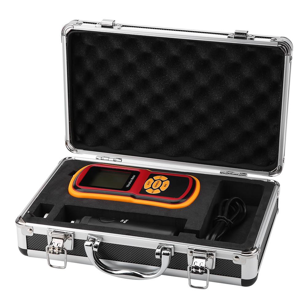 GM63B Portable Mini LCD Display Digital Vibration Meter with Probe 0 40 celsius