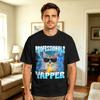 Professional Yapper Funny Cat Meme Cotton Tshirt For Unisex Summer Vintage T Shirts Leisure Tees Plus Size Print Clothing