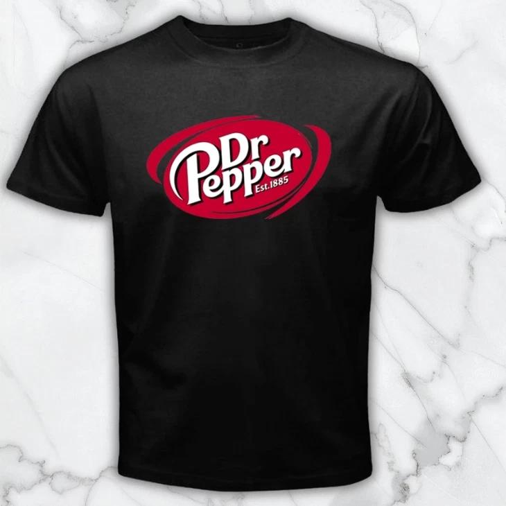 Dr Pepper Men s Black Graphic T Shirt Freeships S
