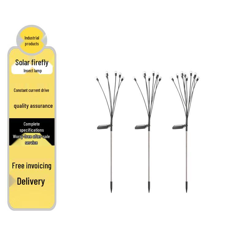 Ailangke Outdoor Solar Firefly Garden Light