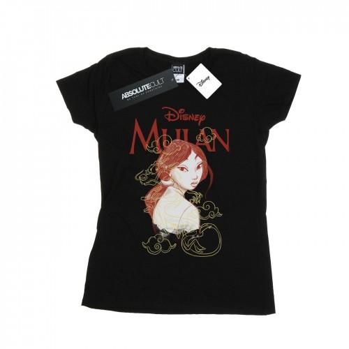 Disney Womens/Ladies Mulan Dragon Sketch Cotton T-Shirt