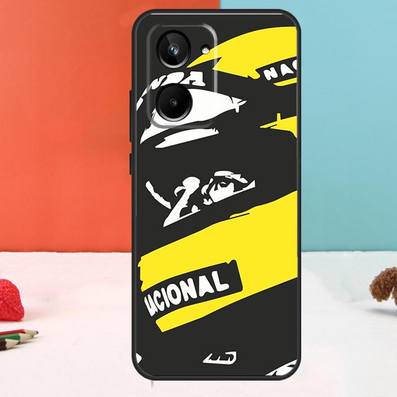 

Ayrton Senna For Realme C53 C55 C35 C33 C30 C25s C21Y C11 C15 GT Neo5 GT3 GT5 9 10 11 12 Pro Plus Case Realme GT5 Pro
