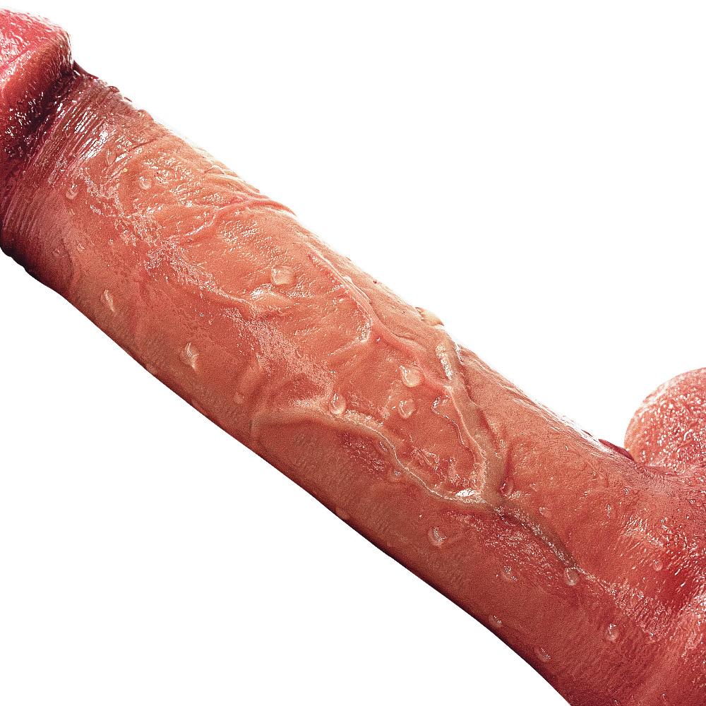 Super Double Liquid Silicone Artificial Penis Dildo Hand Stick Female Masturbator Adult Sex Toys