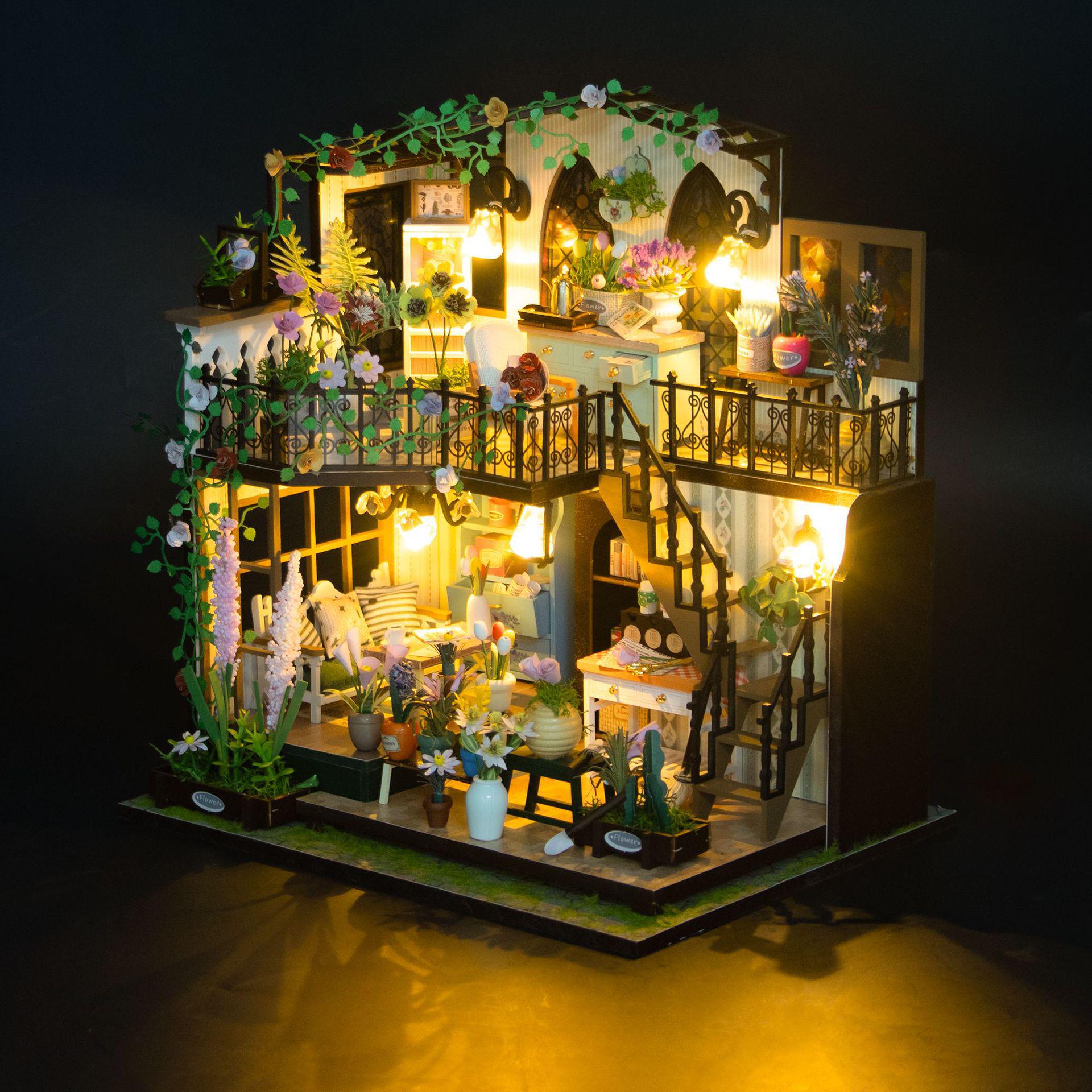 

Дом цветов Дарси 3D Пазл Набор для сборки своими руками - Снятие стресса для взрослых и Игрушка в подарок