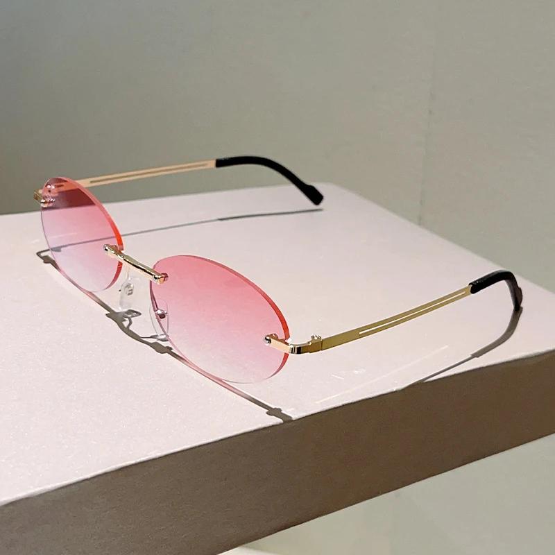 Fashion Round Sunglasses Women Men Retro Luxurious Minimalist Stylish Glasses Casual Personality