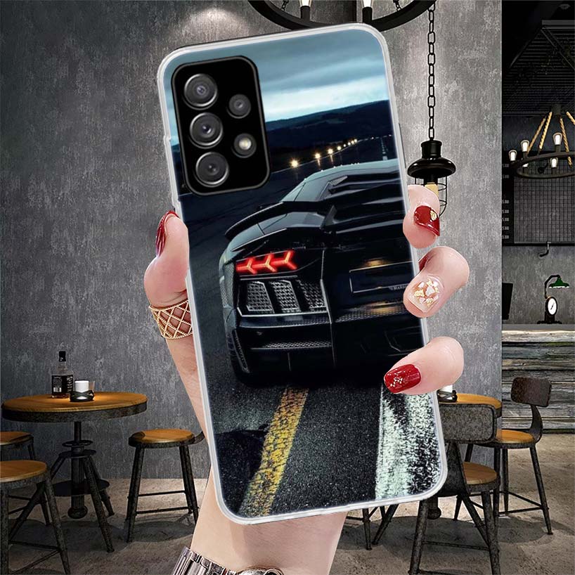 Sports Cars Male Men Soft Phone Case For Samsung Galaxy A13 A14 A15 A16 A17 A53 A54 A55 A56 A57 A33 A34 A35 A36 A37 A23 A24 A25