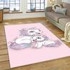 3D Cute Unicorn Cartoon Animal Carpet Rug for Home Living Room Bedroom Sofa Doormat Decor,Child Play Area Rug Non-slip Floor Mat