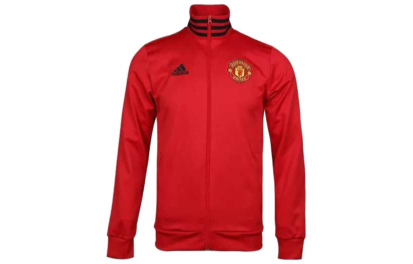 Adidas Jackets Men s Red Stand Collar Moderate Workwear Cw7668 S