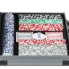 Set da Poker, Valigetta da Poker, 400 Fiches, 2 Mazzi di Carte, 5 Dadi, Pulsante Dealer, Tappetino