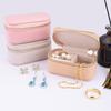 Portable Jewelry Storage Box Rings Earring Travel Case Elegant Organizer Women Necklace Storage Case Diaplay Gift Boxes