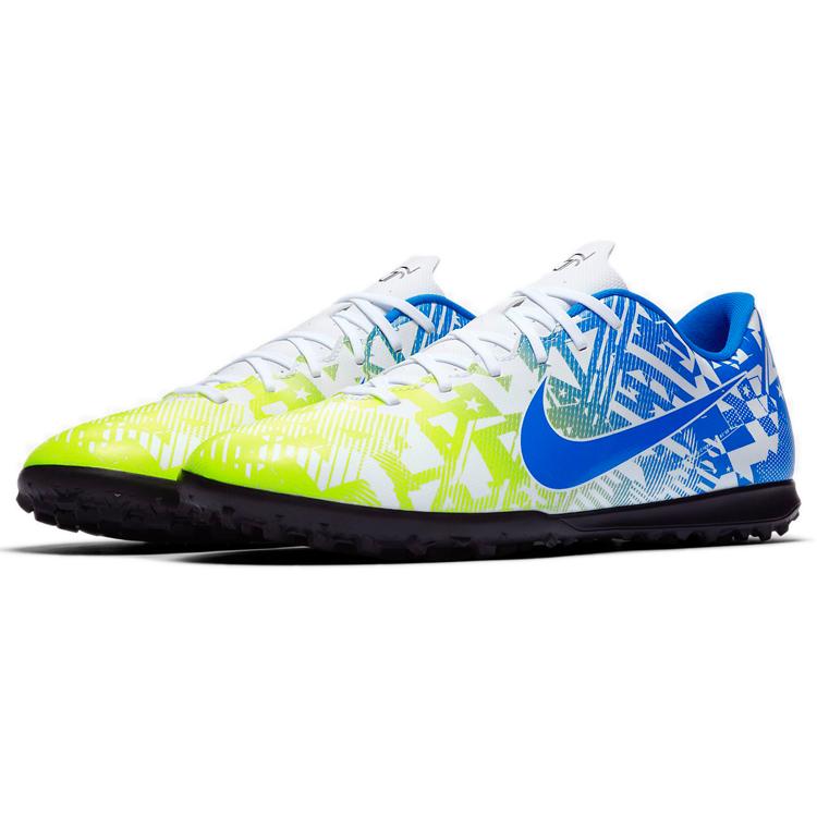 Nike Vapor 13 Club Njr Tf Turf White/Volt/Black/Racer Blue Yellow AT8000-104
