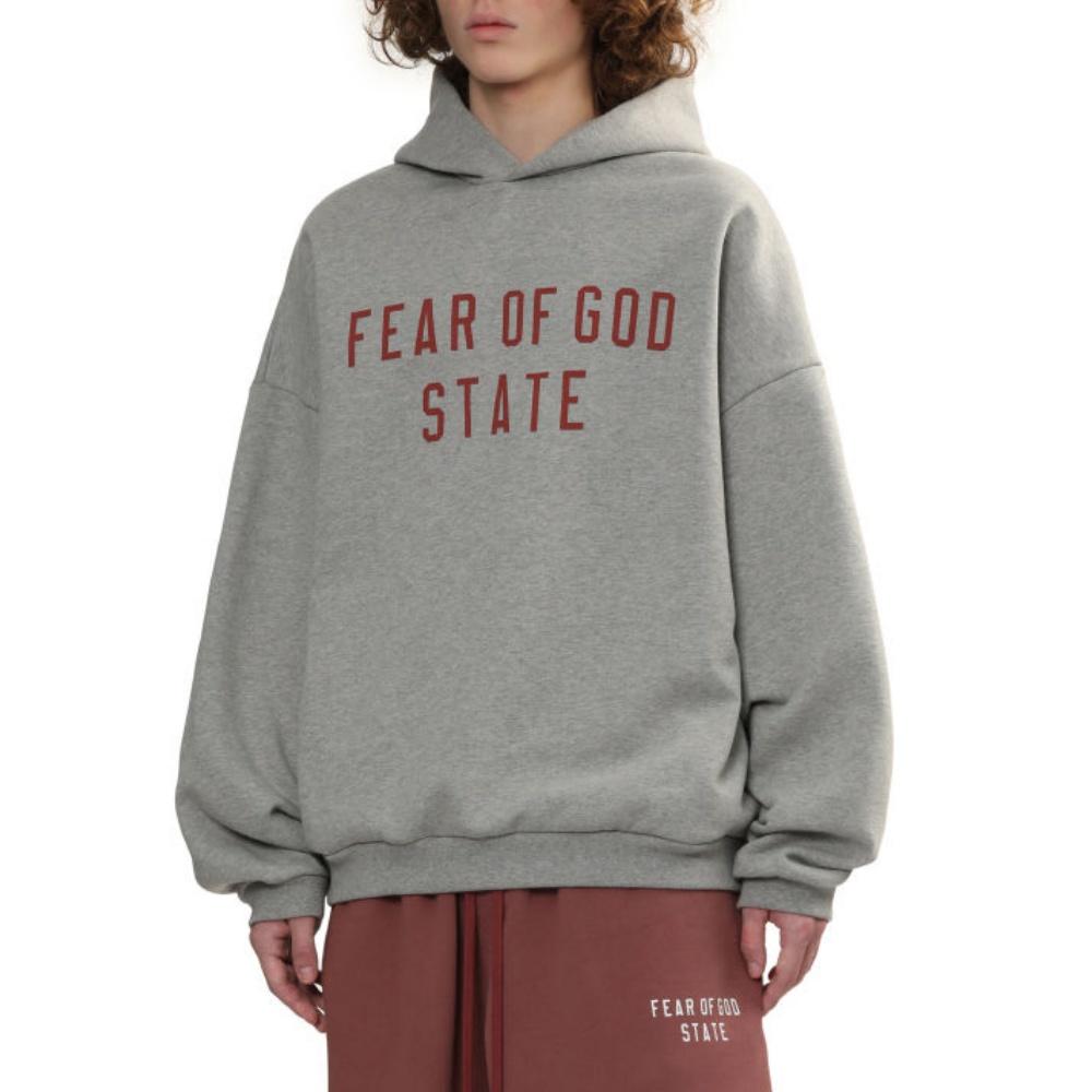 Fear Of God Essentials Logo Printed Loose Hoodie Men hoodies ESSSW46251FMN