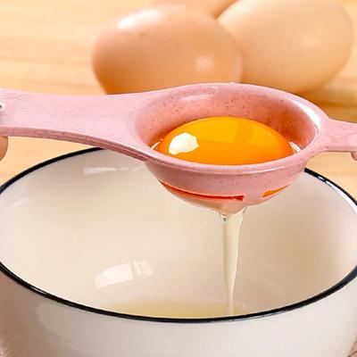 3 Stück Eierfilter Eiertrenner Weizenstroh Eiklarseparator Eigelbteiler Küche Backen Eigelb Eiklar Sieb Backwerkzeuge