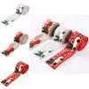 Christmas Car Fashionable Decoration Ribbon Set In Cozy Gray And Bright Red For Celebrations
