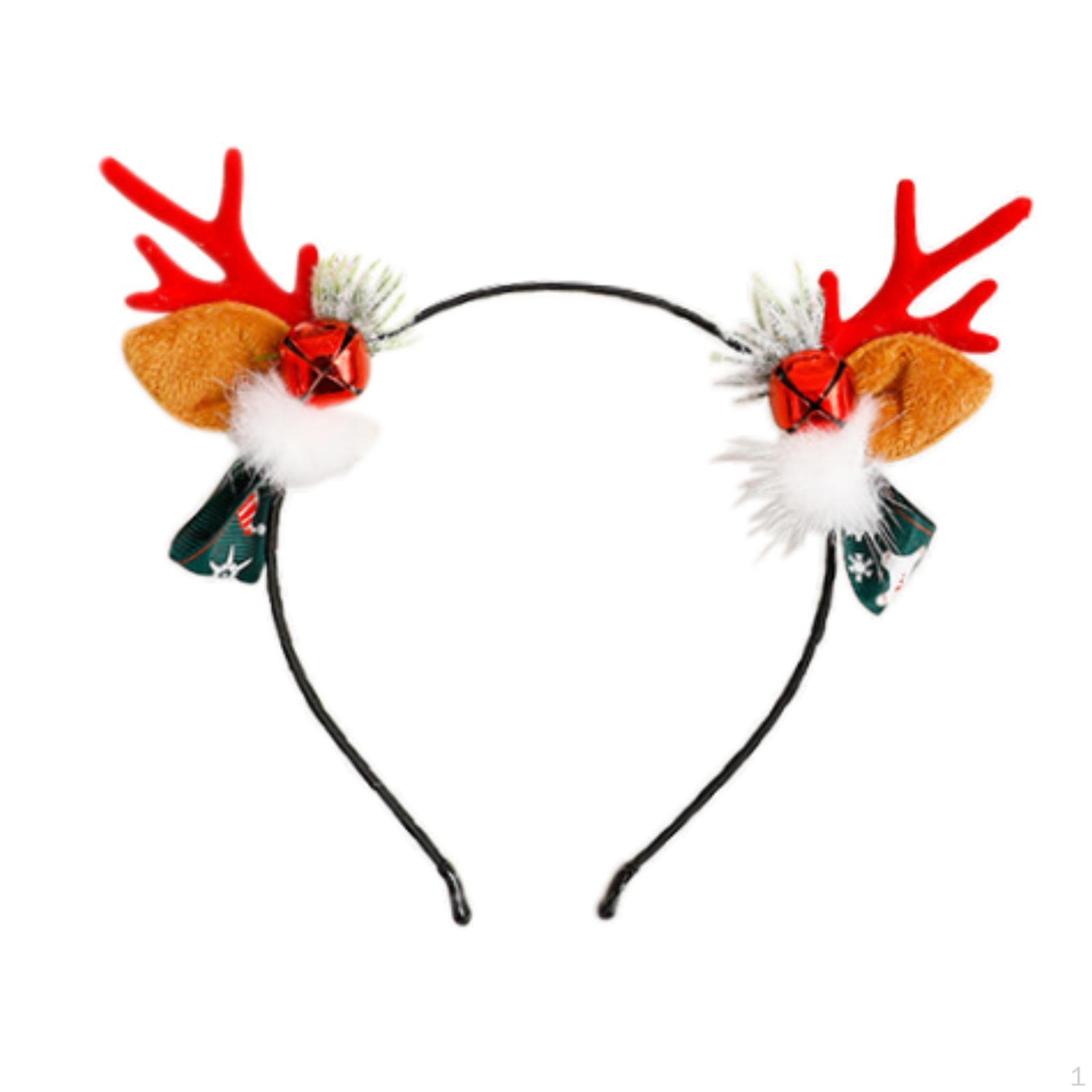 

Рождественский обруч для волос для вечеринок, головной убор для ролевых игр для взрослых Bell