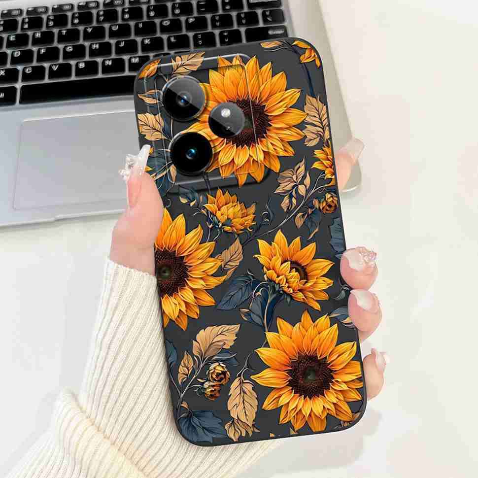 For Realme GT 7 5G RMX5061 Case Popular Butterfly Print Soft Silicon Back Cover For Oppo Realme GT7 5G 6.78" Phone Shell Coque